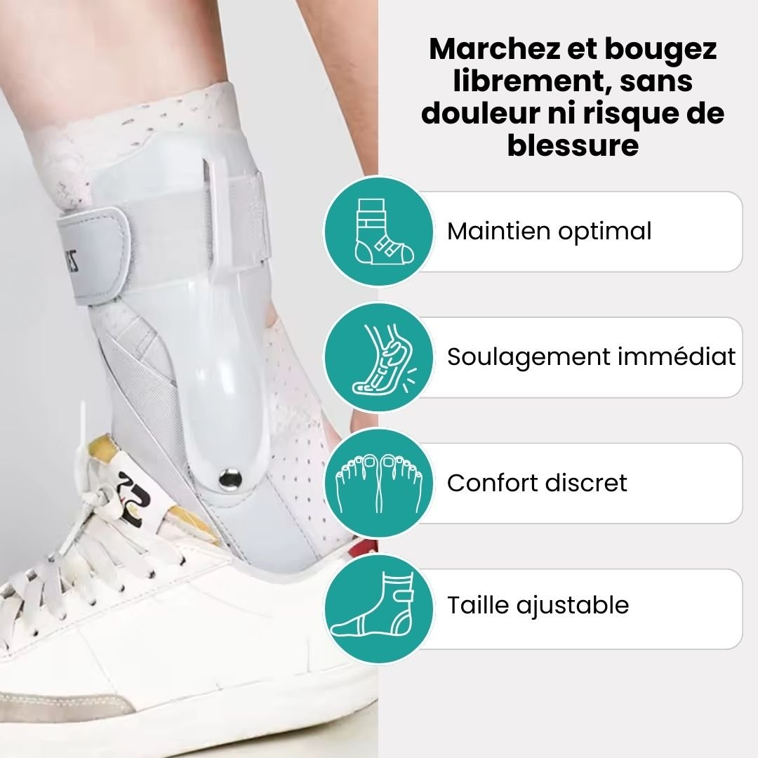 Chevillère Orthopédique – Soutien & Stabilisation de la Cheville - Semello.fr