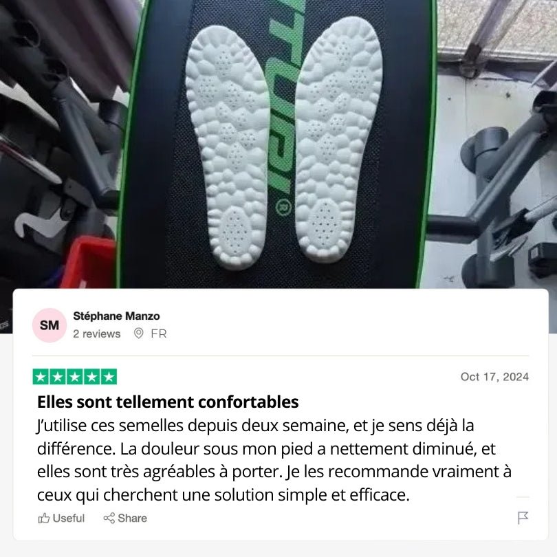 ConfortPlus™ - Semelles orthopédiques antidouleur - Semello.fr
