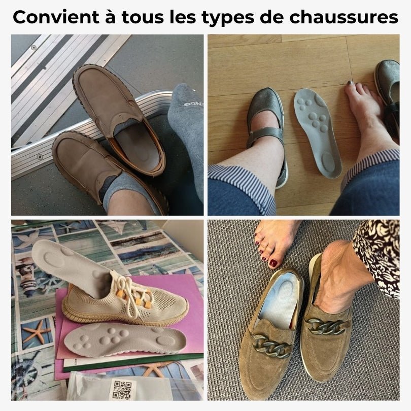 ConfortPlus™ - Semelles orthopédiques antidouleur - Semello.fr