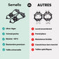 Crampons Antidérapants pour Chaussures – 8 Dents, Neige & Randonnée - Semello.fr
