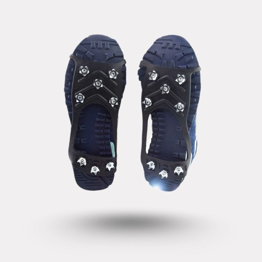 Crampons Antidérapants pour Chaussures – 8 Dents, Neige & Randonnée - Semello.fr