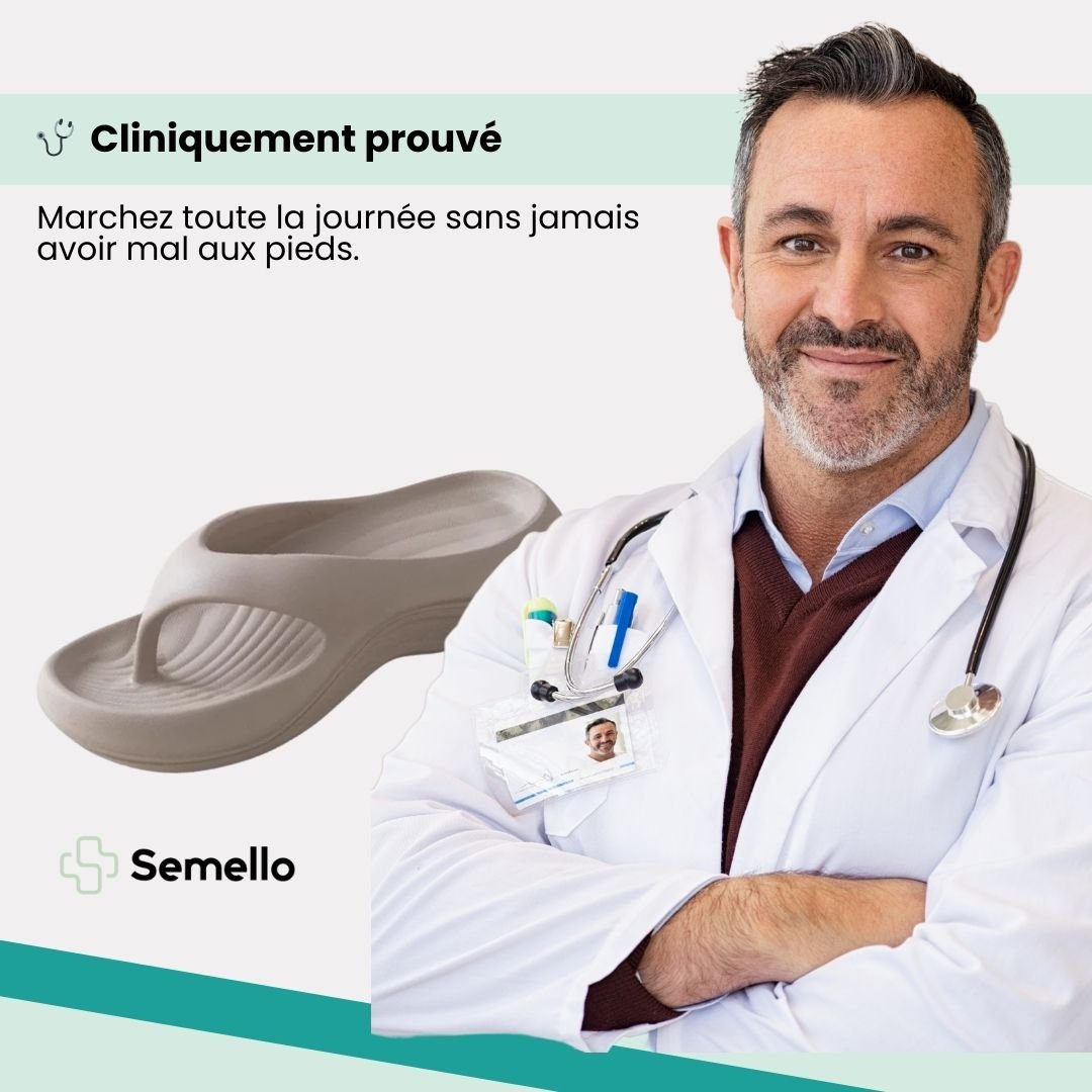 ErgoSofia™ - Sandales à confort Orthopédique - Semello.fr
