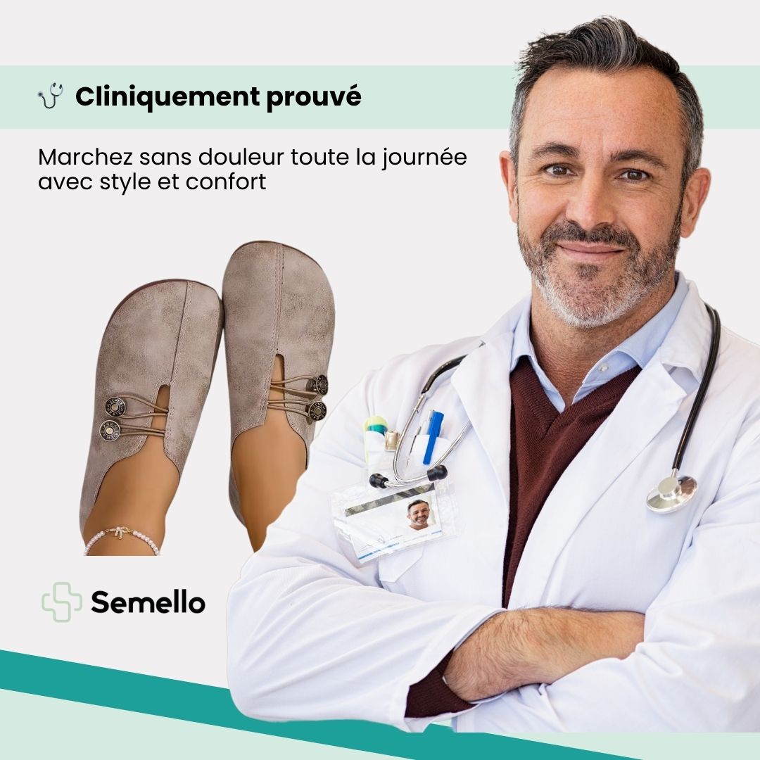 Evoris™ Chaussures Orthopédiques Souples pour Femmes - Semello.fr