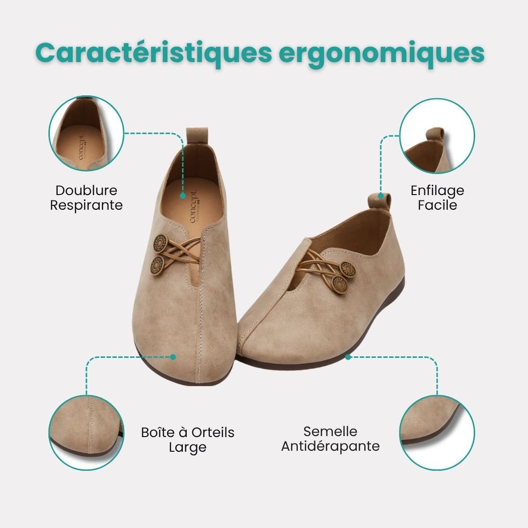 Evoris™ Chaussures Orthopédiques Souples pour Femmes - Semello.fr