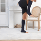 Chaussettes de contention respirante orteils libres (20-30 mmHg)