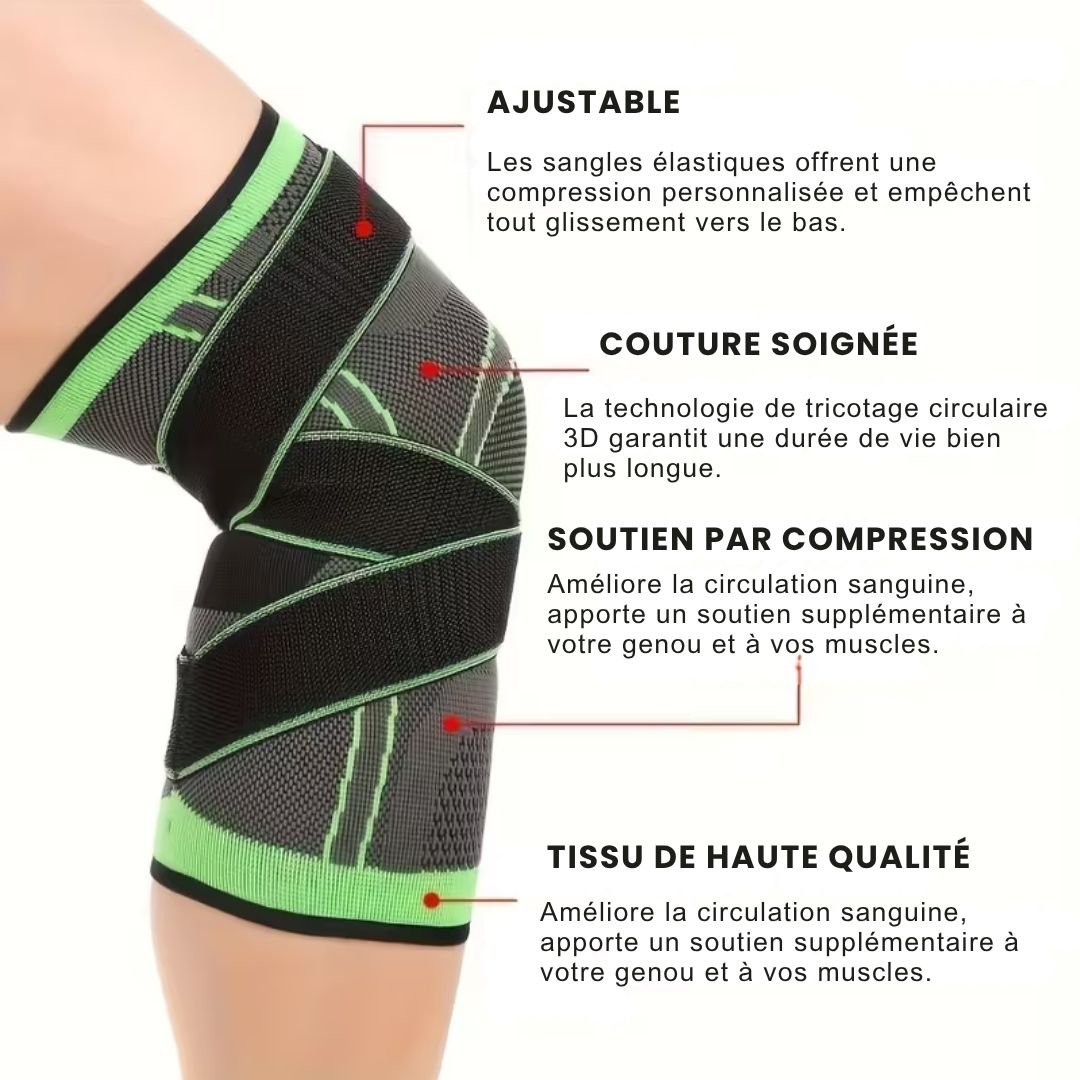 Genouillère Thérapeutique Ortho™ – Arthrose et Douleurs Articulaires - Semello.fr