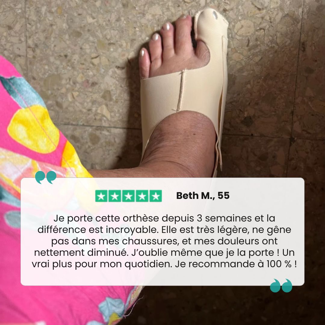 Orthèse Hallux Valgus Discrète et Légère - Semello.fr