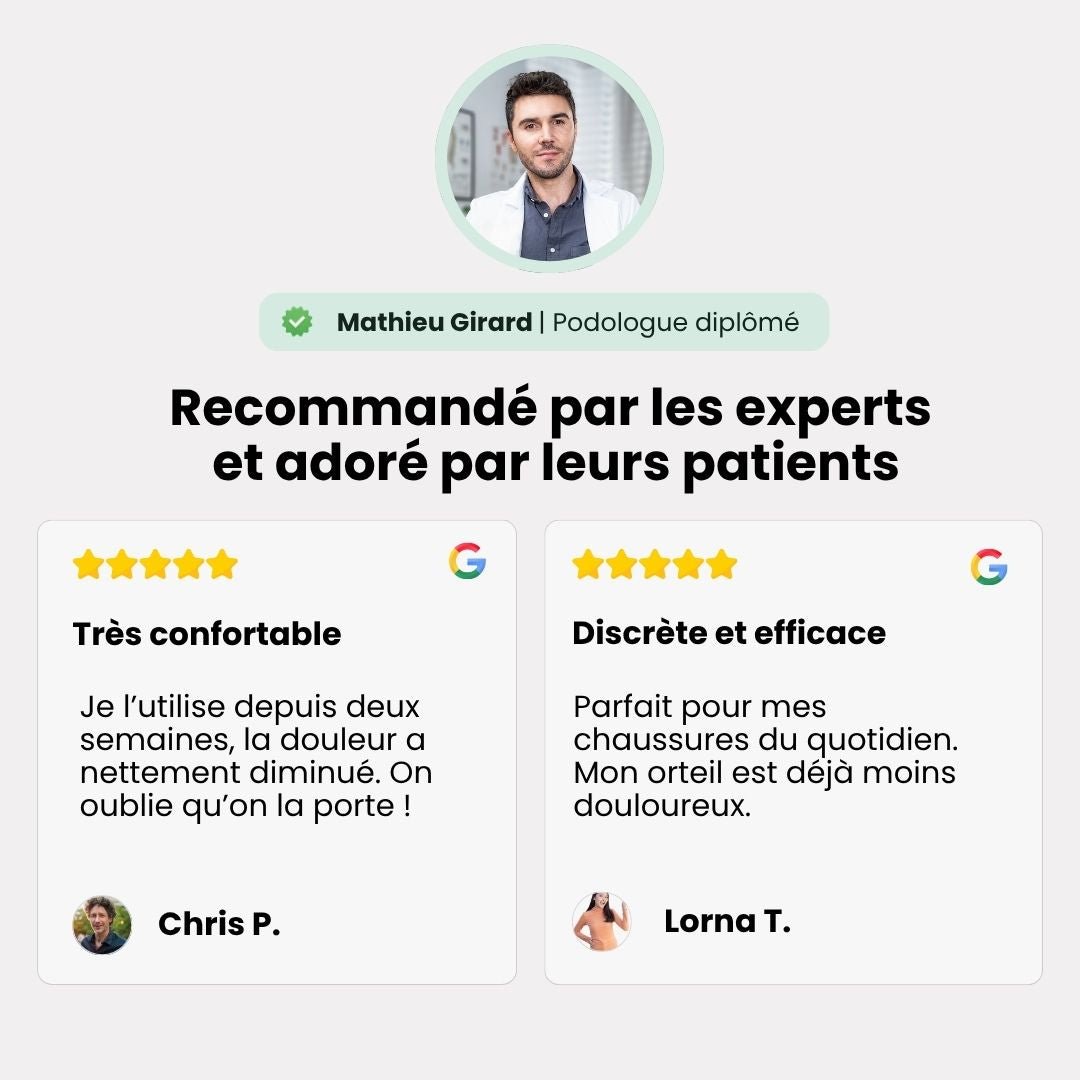 Orthèse orteil souple et discrète pour Hallux Valgus - Semello.fr