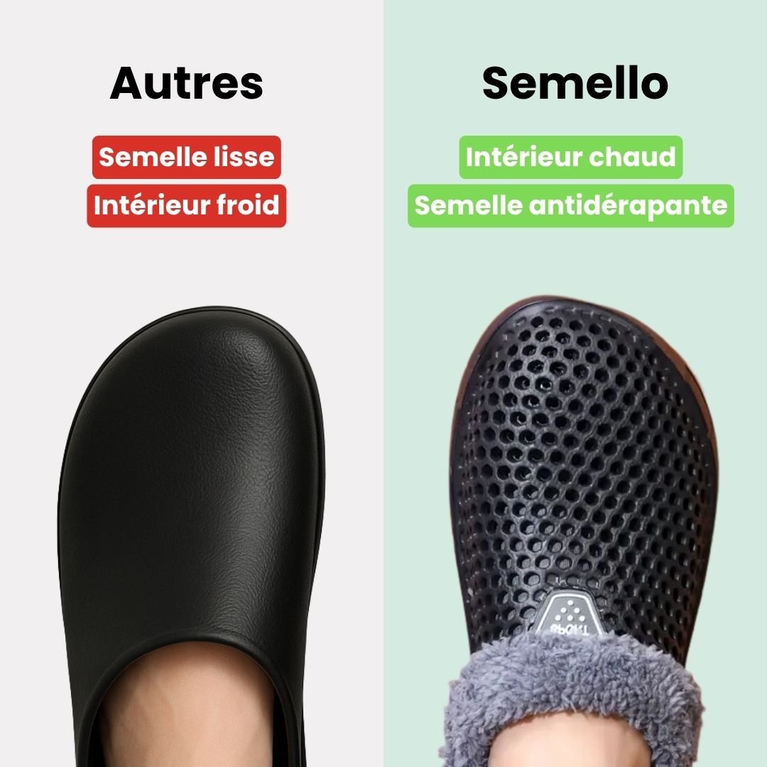 Pantoufle d’hiver façon Crocs ultra - douillette - Semello.fr