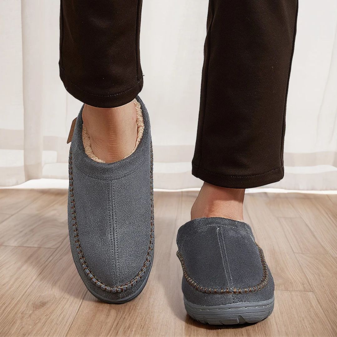 Pantoufles chaudes homme | Élegante & Doublure anti - froid - Semello.fr