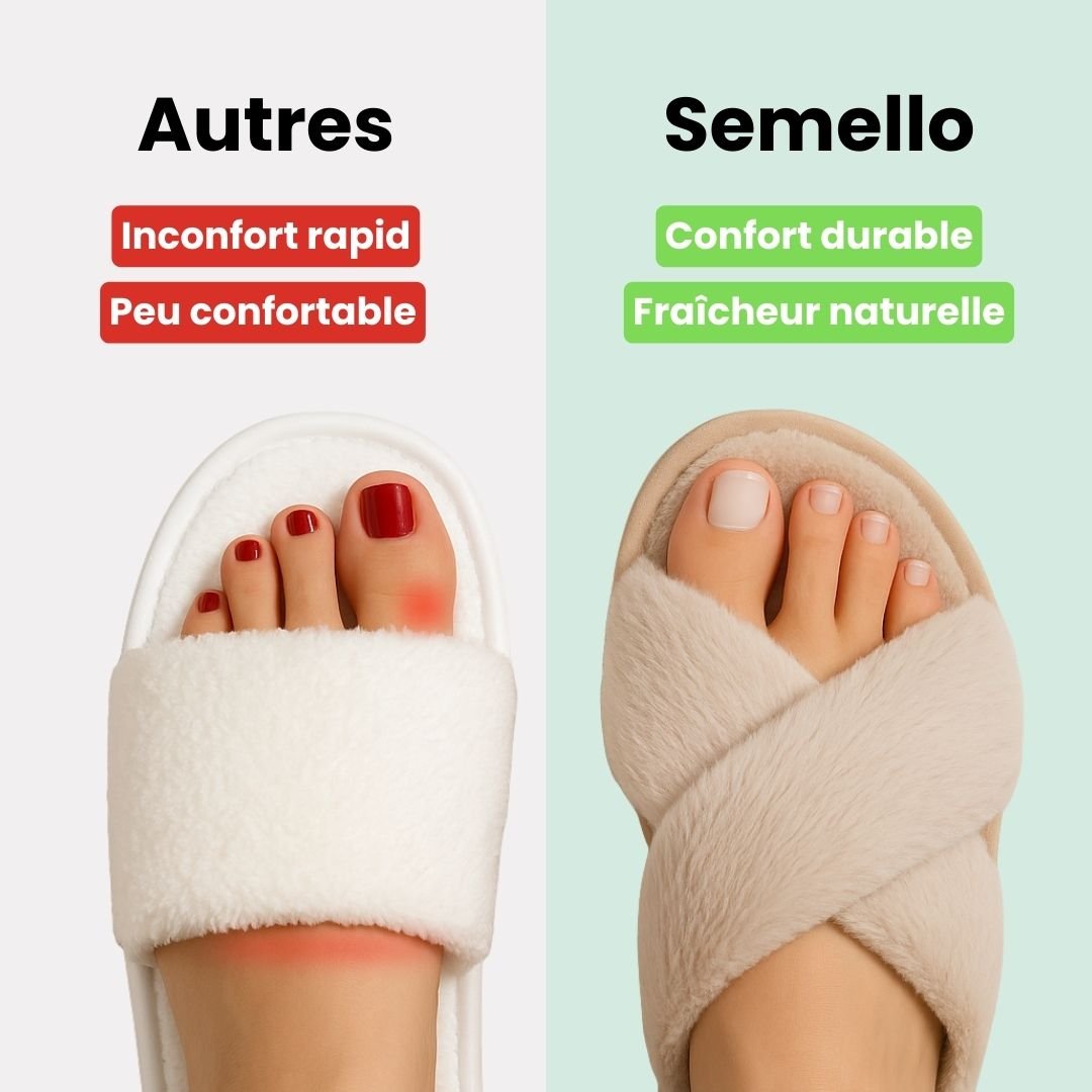 Pantoufles chaudes & moelleuses | Effet cocon immédiat - Semello.fr