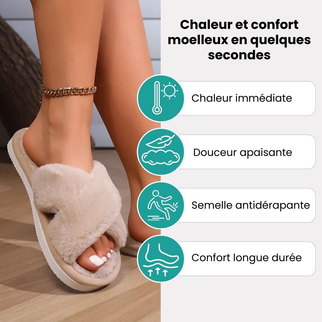 Pantoufles chaudes & moelleuses | Effet cocon immédiat - Semello.fr