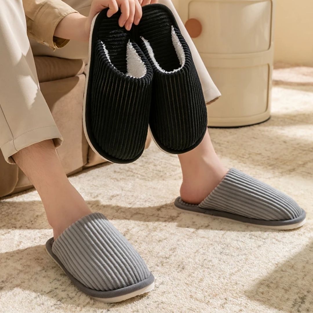 Pantoufles d'hiver Hiver homme | Chaude & antidérapant - Semello.fr