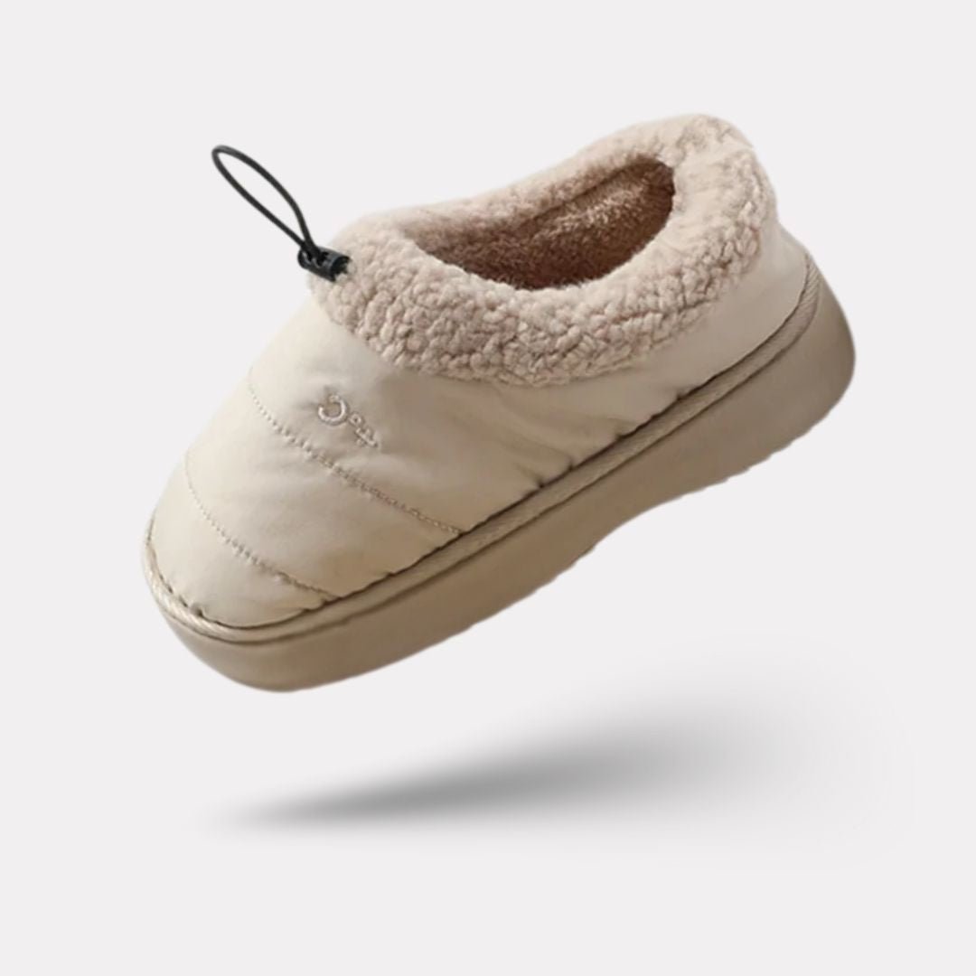 Pantoufles en Coton Duveteuses | Douse et Chaud - Semello.fr