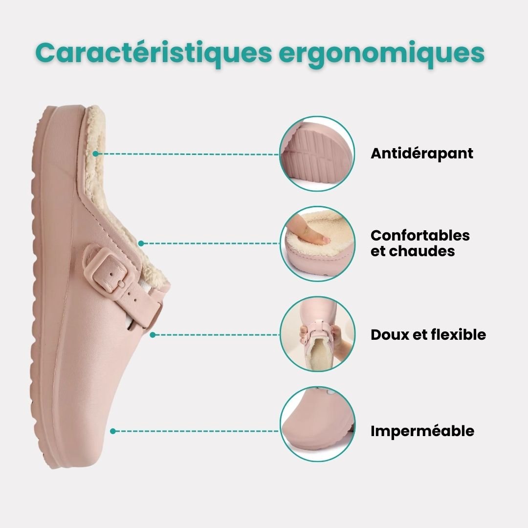 Pantoufles Fourruré Femme | Chaleur douillette instantanée - Semello.fr
