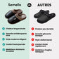 Pantoufles Grande Taille en Cuir Homme | Élégance & Isolation - Semello.fr