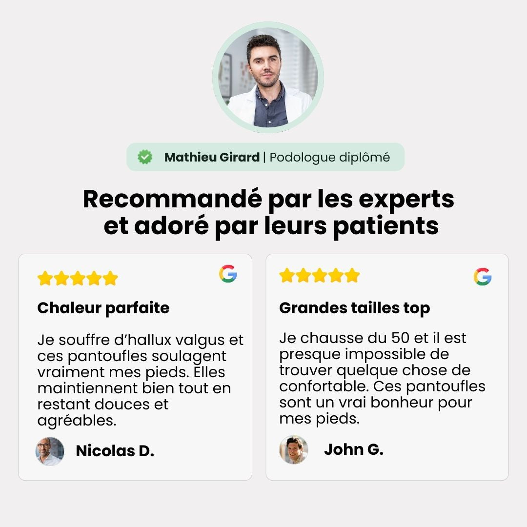 Pantoufles grande taille mémoire de forme | Chaleur et maintien XXL - Semello.fr