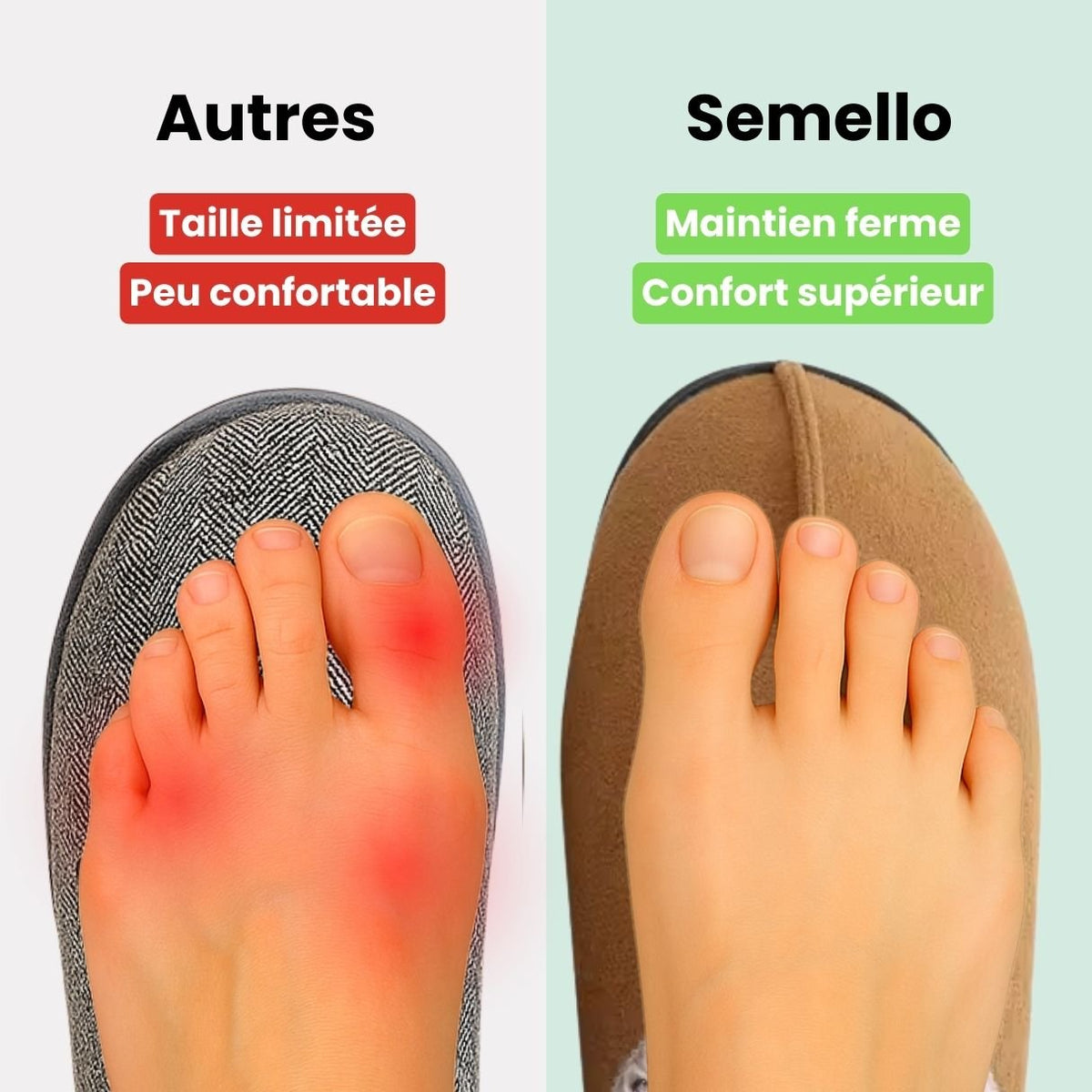 Pantoufles moelleuses automne - hiver - Semello.fr