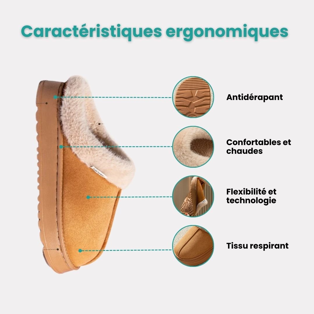 Pantoufles moelleuses d'hiver | Style et confort thermique - Semello.fr