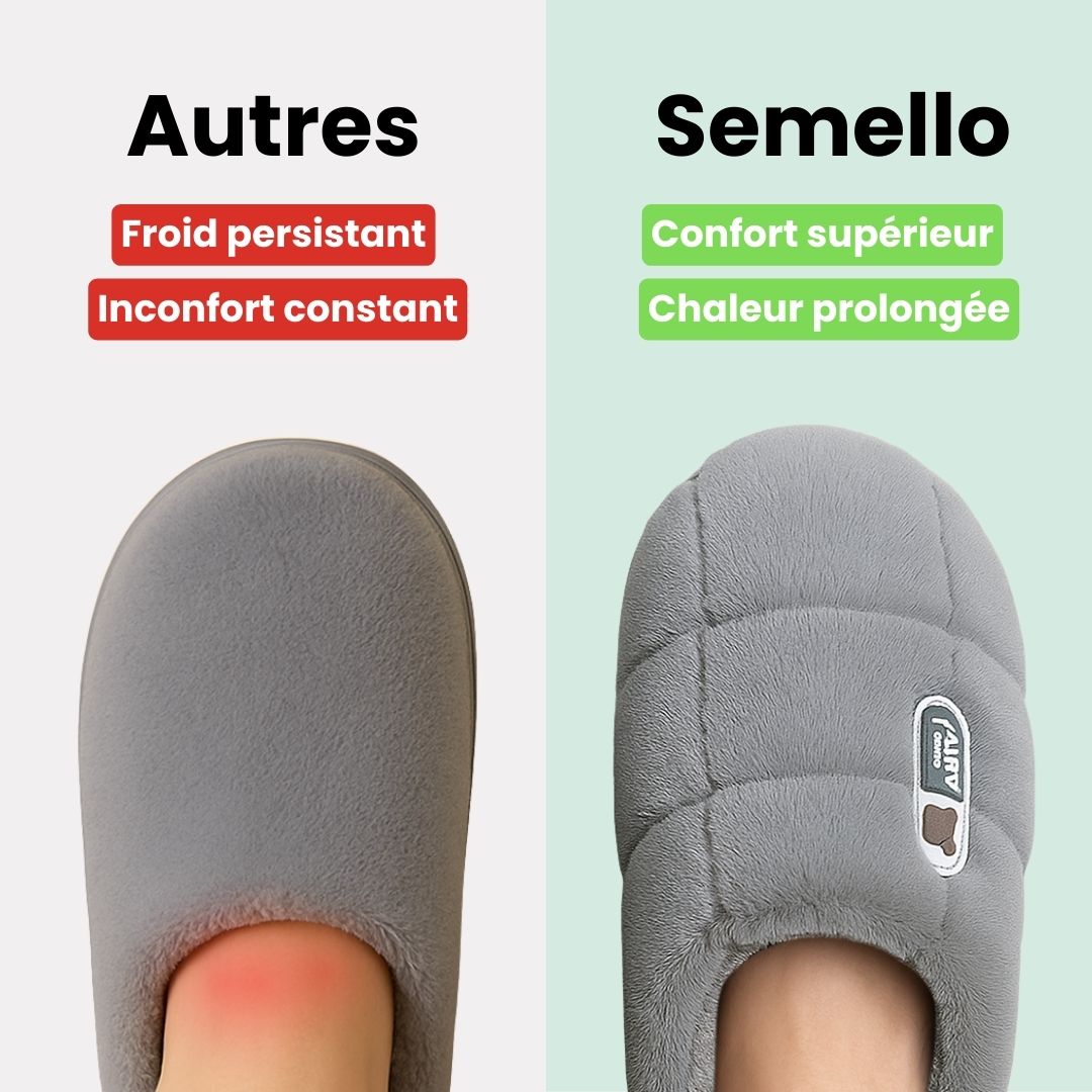 Pantoufles Orthopédiques Grande Taille | Chaleur & Confort Hiver - Semello.fr