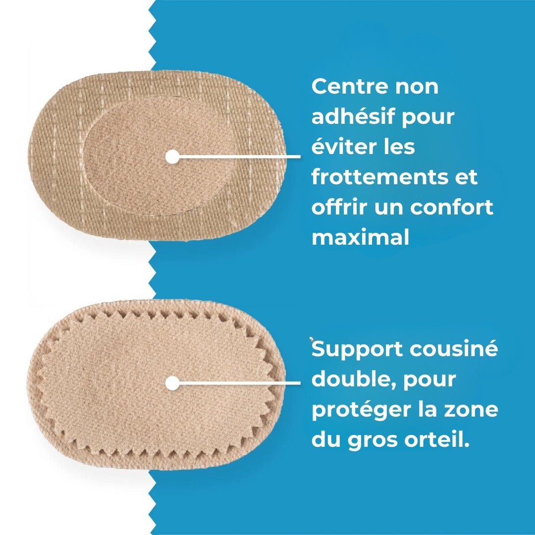 Protection Discrète Hallux Valgus (12 pcs.) - Semello.fr