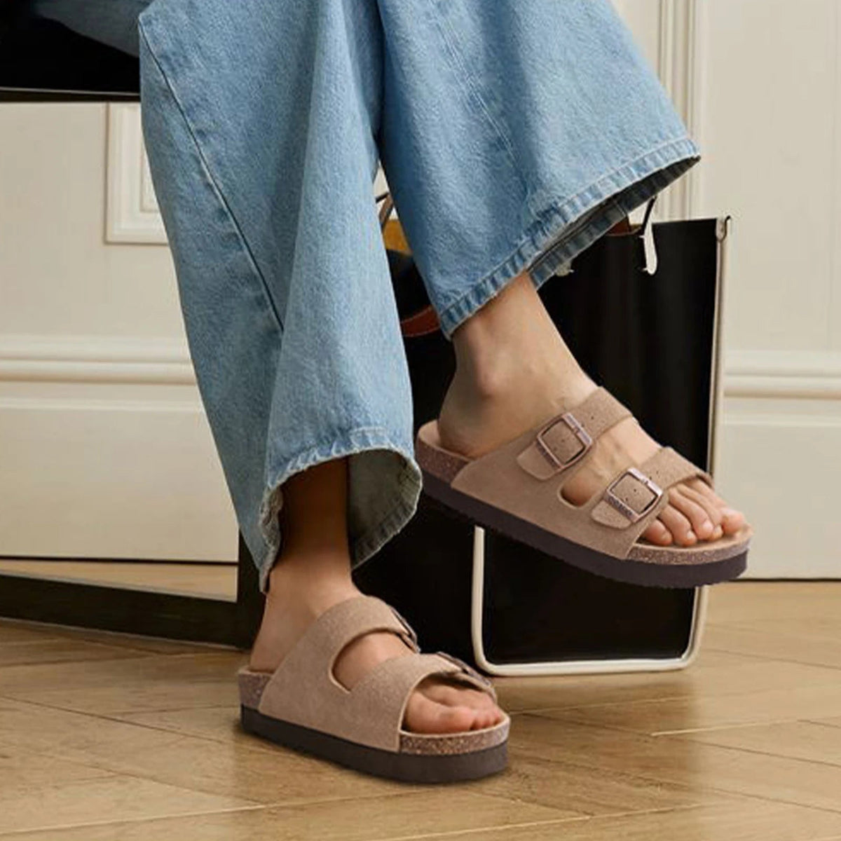 Sandales Orthopédiques Double Boucle en Liège - Semello.fr