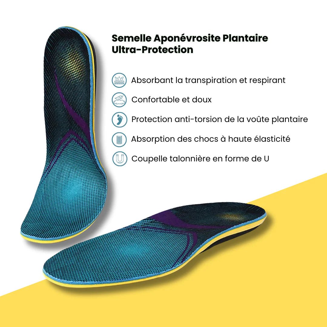 Semelle Aponévrosite Plantaire Confort Quotidien - Semello.fr