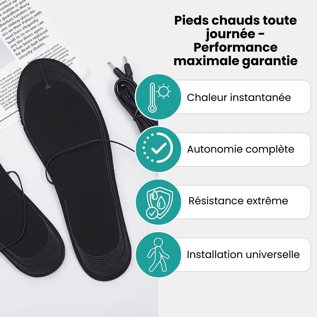 Semelles Chauffantes Électriques – Travail & Outdoor - Semello.fr