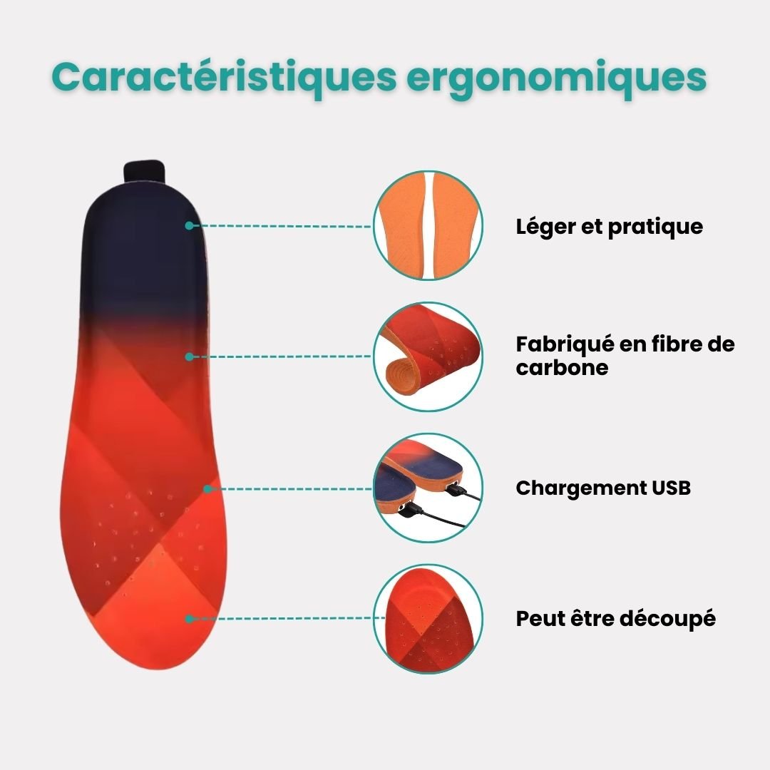 Semelles Chauffantes Outdoor – Pêche, Chasse & Randonnée - Semello.fr