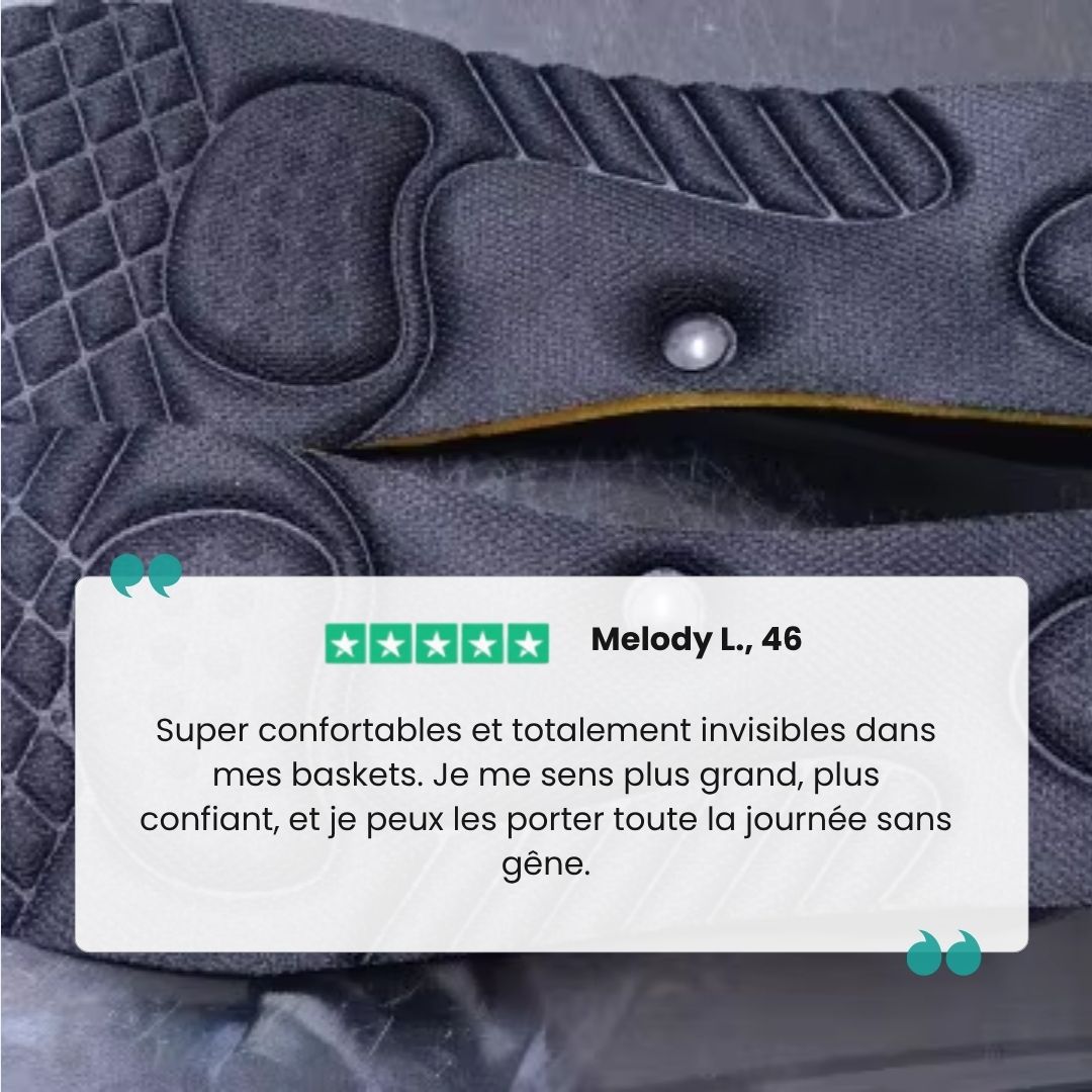 Semelles Gain de Taille Invisibles - Semello.fr