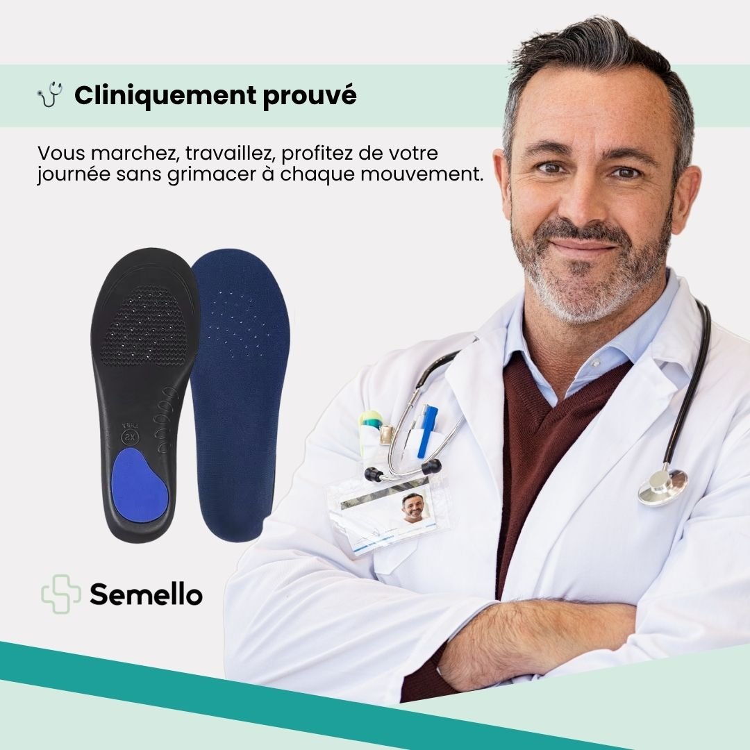 Semelles Orthopédiques Respirantes - Semello.fr