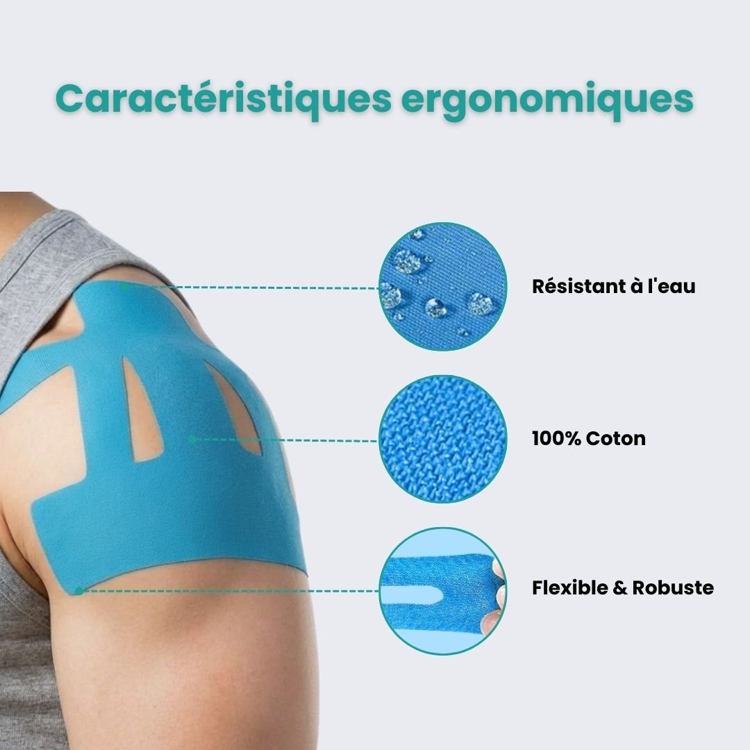 Strap Épaule – Compression Douce & Récupération Rapide (10 Bandes) - Semello.fr