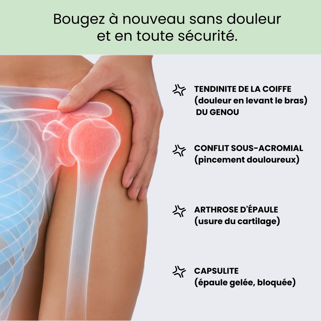 Strap Épaule – Compression Douce & Récupération Rapide (10 Bandes) - Semello.fr