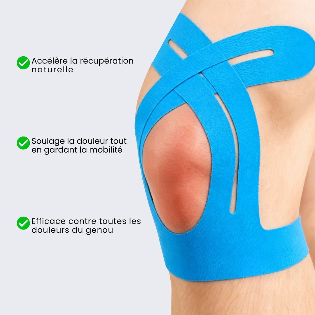 Strap Genoux – Soutien Ciblé & Soulagement Immédiat (10 Bandes) - Semello.fr