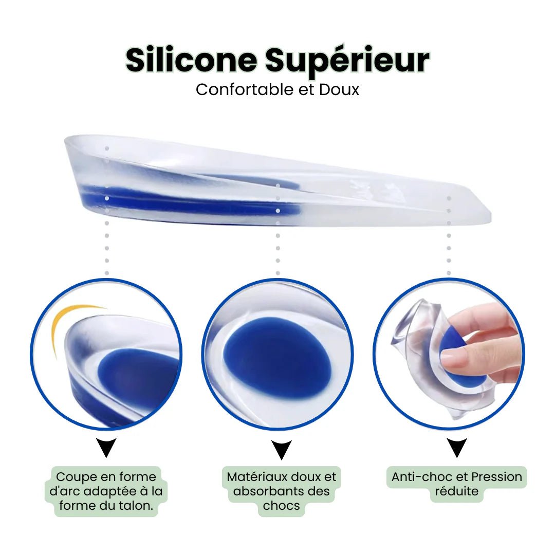 Talonnette en Silicone | Soulage les Chocs et Vos Talons - Semello.fr