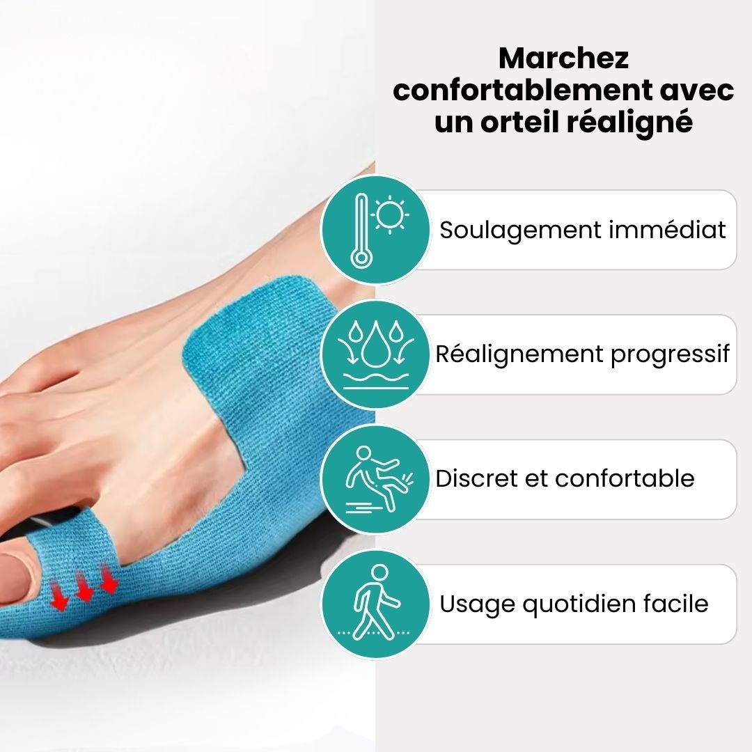 Tape pour Hallux Valgus | Soulagement & Correction - Semello.fr